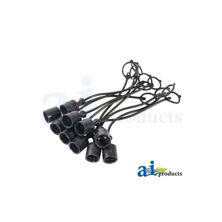 A & I Products Dust Cap, 1/2", Black (10 pkg) 8" x4" x4" A-C211015